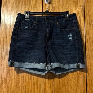 Sonoma dark wash jean shorts - size 8